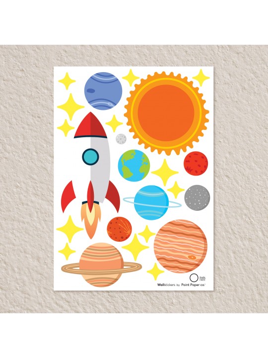 Διακοσμητικό Υφασμάτινο Αυτοκόλλητο Τοίχου Space