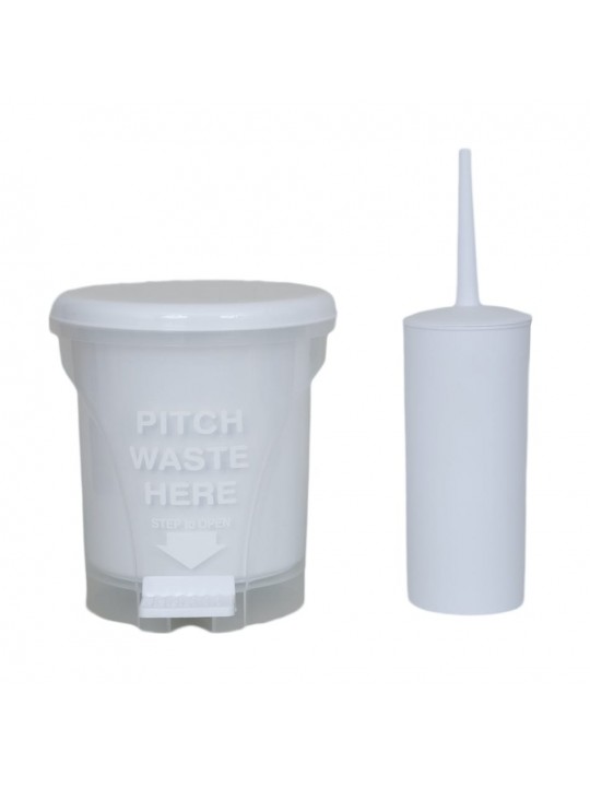 Σετ Κάδος 5 lt PITCH με Πιγκάλ λευκό