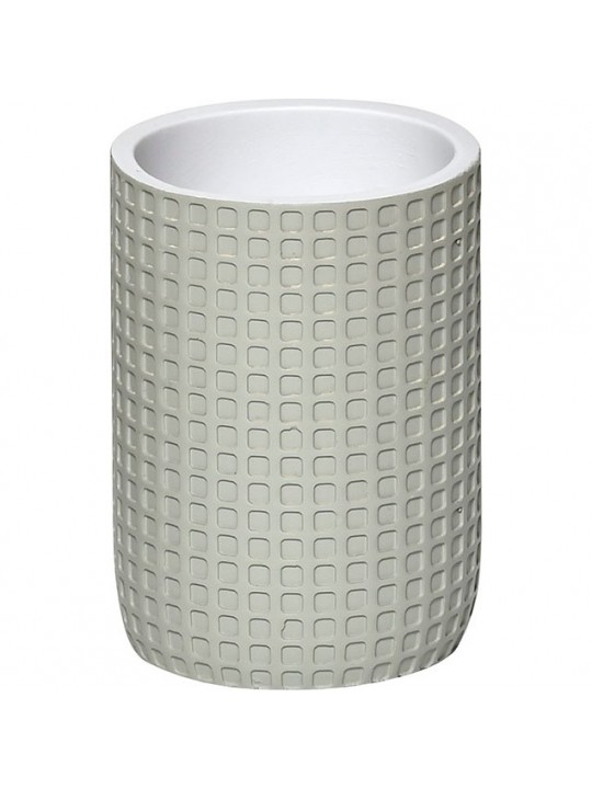 Ποτηροθήκη Polyresin γκρι