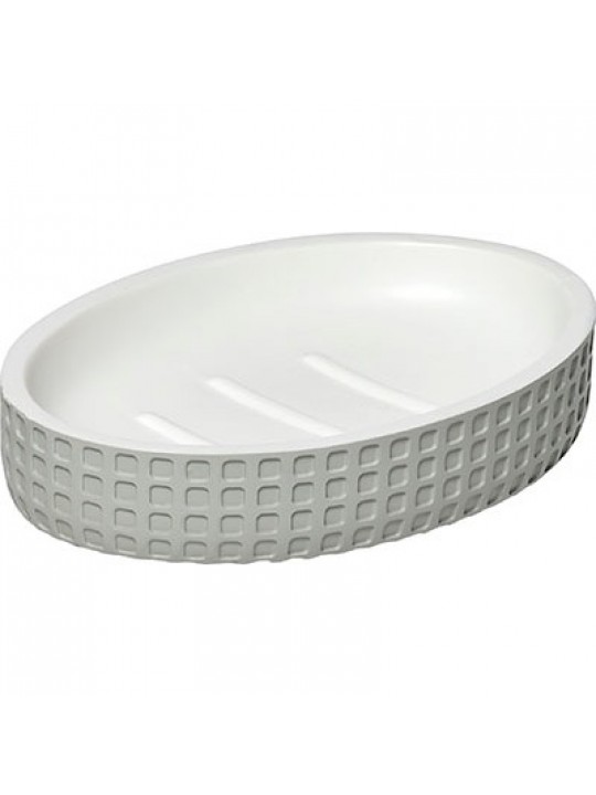 Σαπουνοθήκη Polyresin γκρι