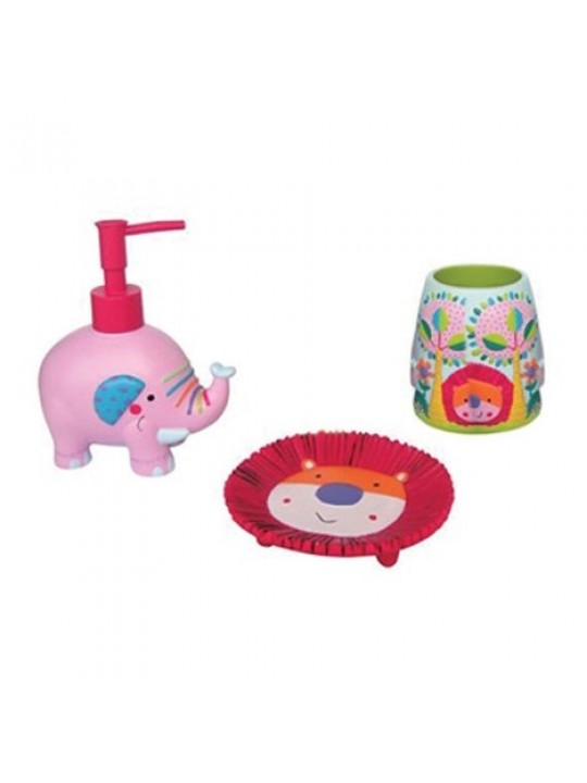 Παιδικό σετ dispenser, ποτηροθήκη και σαπουνοθήκη