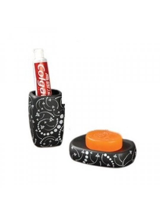 Σετ ποτηροθήκη και σαπουνοθήκη