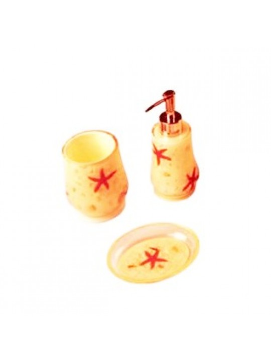 Σετ μπάνιου με χειροποίητο αστερία