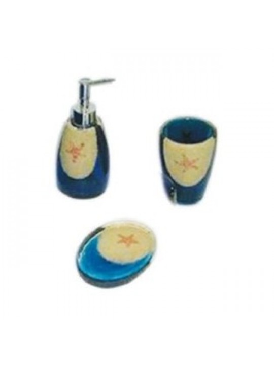 Σετ μπάνιου με χειροποίητη άμμο και αστερία