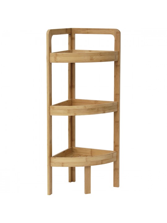 Eurocasa 9880 Γωνιακή Ραφιέρα Bamboo