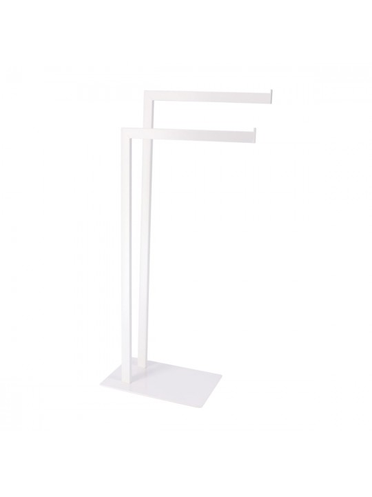 Βάση μεταλλική με 2 βραχίονες λευκή .