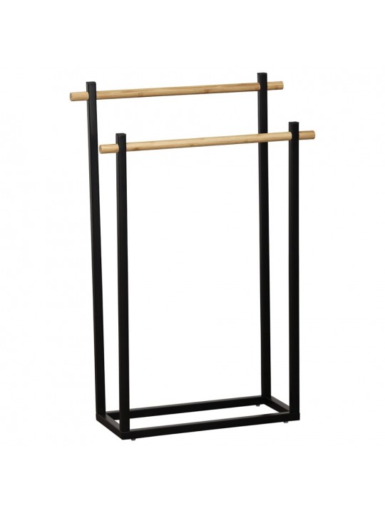 Βάση ορθογώνια bamboo με 2 θέσεις για πετσέτες .