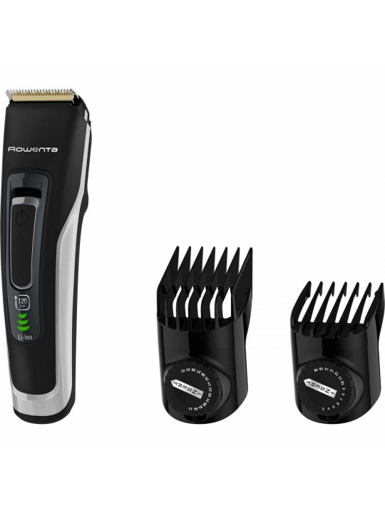 Rowenta Επαναφορτιζόμενη Κουρευτική Μηχανή Μαύρη TN5201