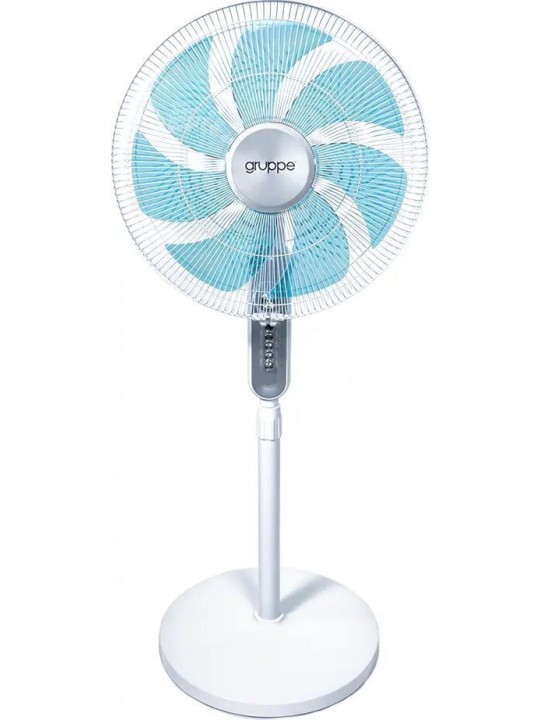 Gruppe Ανεμιστήρας Δαπέδου 70W Διαμέτρου 45cm White Blue - SF1873A