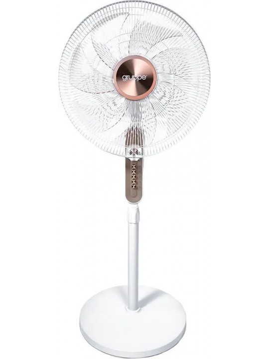 Gruppe Ανεμιστήρας Δαπέδου 70W Διαμέτρου 45cm White Gold - SF1873A
