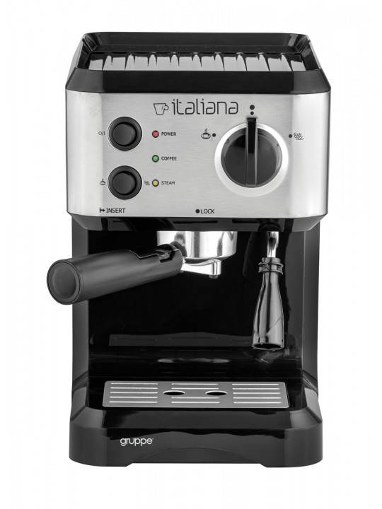 Gruppe Μηχανή Espresso 1050W Πίεσης 20bar Inox CM4677