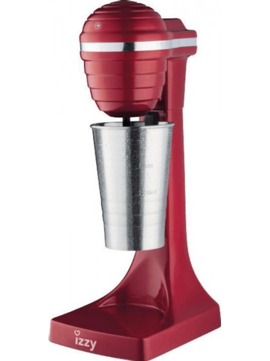 Izzy 222871 Caffeccino Φραπεδιέρα Επιτραπέζια 120W με 2 Ταχύτητες Spicy Red