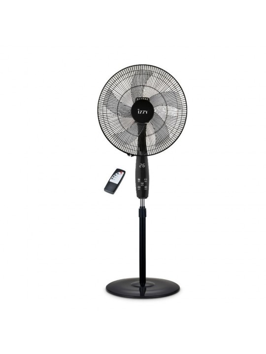 Ανεμιστήρας Δαπέδου Izzy IZ-9048  70W Διαμέτρου 45.72cm με Τηλεχειριστήριο