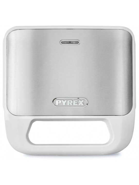 Pyrex 333158 SB 298 Τοστιέρα με Αποσπώμενες Πλάκες για 2 Τοστ 800W Λευκή