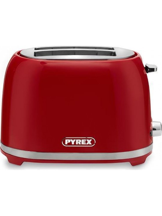 Φρυγανιέρα Pyrex 333299  2 Θέσεων 850W Κόκκινη 