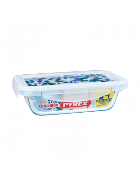 Ορθογώνιο Φαγητοδοχείο 0.8L Cook&Go Butterfly
