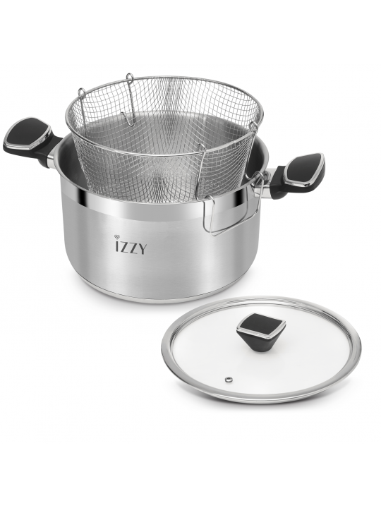 Κατσαρόλα Φριτούρα 225157 με Καλάθι 24εκ Top Chef Izzy