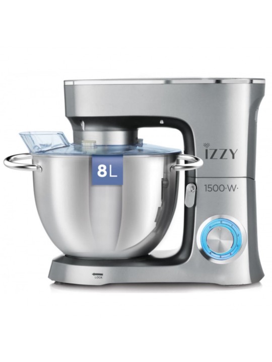 Izzy Κουζινομηχανή New Grey 1500W 8Lt IZ-1503 - 223939