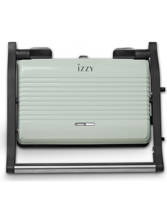 Τοστιέρα Izzy Vintage Panini IZ-2025  για 2 Τοστ 1000W Πράσινη 224346