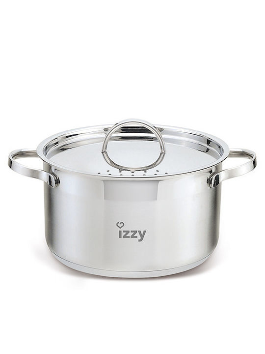 Izzy 166230 Cosmopolitan Βαθιά Ανοξείδωτη Κατσαρόλα 5lt / 24cm