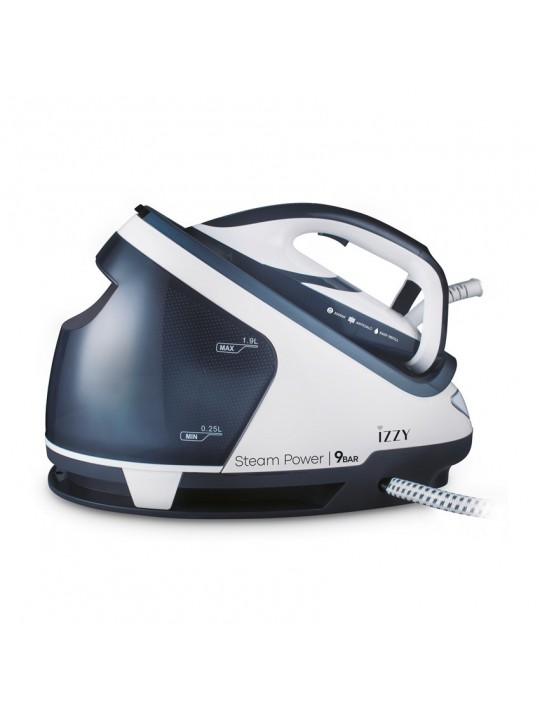 Izzy 224372 Σύστημα Σιδερώματος Πίεσης 9bar με Δοχείο 1.9lt