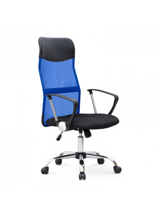 Καρέκλα Γραφείου Megapap Marco  με Προσκέφαλο Στήριξη Μέσης και Ανάκληση Μπλε GP040-0001,4 Καρέκλα Γραφείου Megapap Marco  με Προσκέφαλο Στήριξη Μέσης και Ανάκληση Μπλε GP040-0001,4