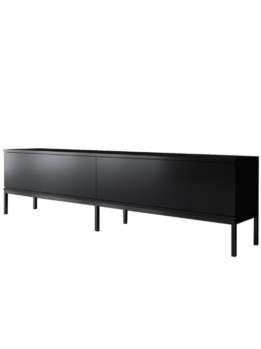 Έπιπλο τηλεόρασης Lord Megapap χρώμα μαύρο 180x30x47εκ.