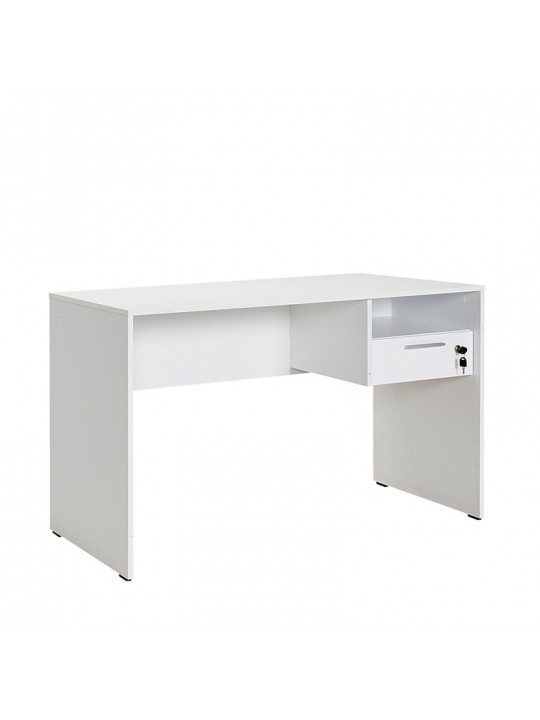 Γραφείο Concept Megapap σε χρώμα λευκό 120x60x75εκ.