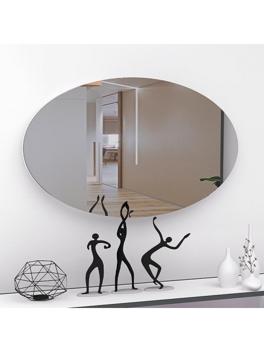 Καθρέφτης τοίχου Vista Megapap χρώμα λευκό 90x50x2,2εκ.