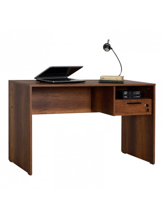 Γραφείο Concept Megapap σε χρώμα καρυδί 120x60x75εκ.