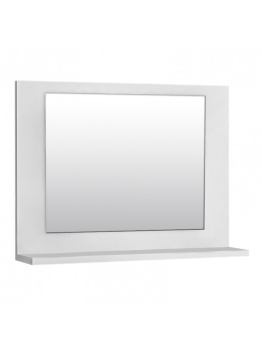 Καθρέφτης μπάνιου Devlin Megapap από μελαμίνη χρώμα λευκό 60x10x45εκ.