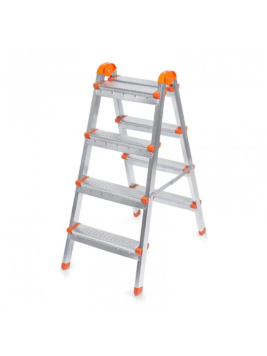 Σκάλα Double Step Perilla μεταλλική 4+4 σκαλοπάτια 93εκ.