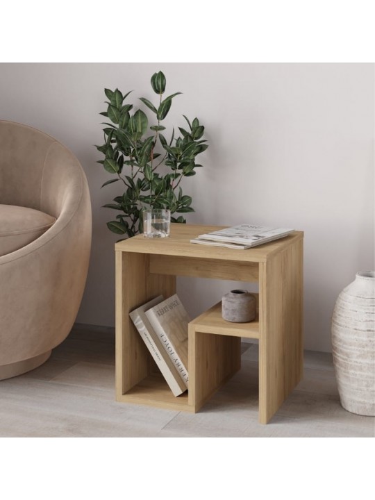 Τραπεζάκι βοηθητικό - Κομοδίνο Bon Megapap χρώμα φυσικό οξιάς 40x35x40εκ.