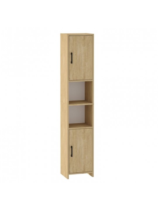 Ντουλάπι κουζίνας - μπάνιου Hobbes Megapap χρώμα sapphire oak 35x30x182,3εκ.