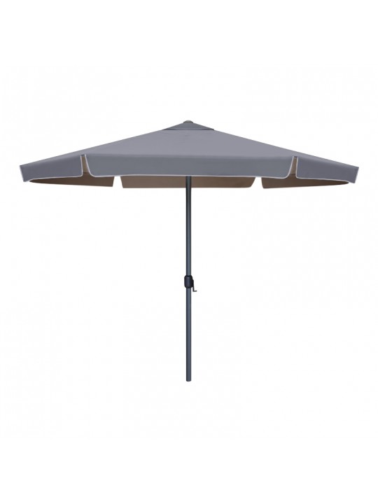 Ομπρέλα κήπου Capri Megapap αλουμινίου χρώμα ανθρακί Ø3m.