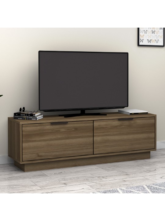 Έπιπλο τηλεόρασης Lisa Megapap χρώμα καρυδί 140x35x43cm.