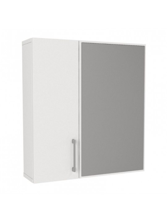 Καθρέπτης μπάνιου Ditto Μegapap χρώμα λευκό 59,6x16,4x64,8εκ.