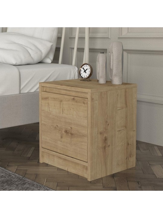 Κομοδίνο Conve Megapap χρώμα sapphire oak 40x35x45εκ.