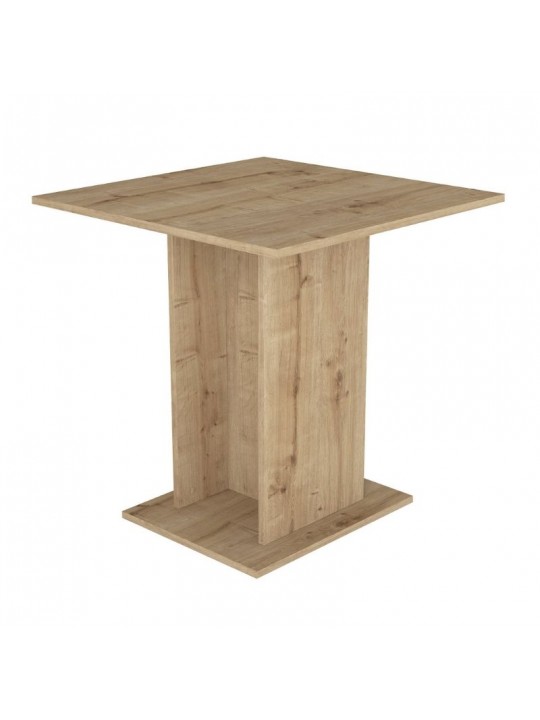 Τραπέζι Allos Megapap χρώμα sapphire oak 75x75x77εκ.