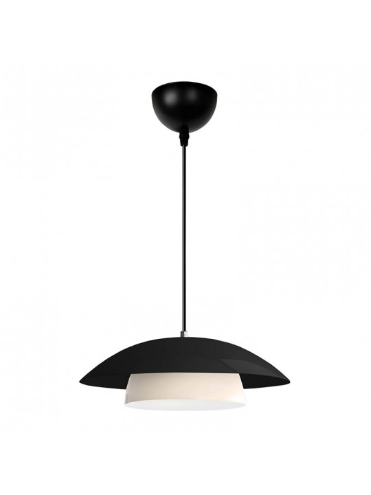 Φωτιστικό οροφής Eliora Megapap E27 μεταλλικό μονόφωτο χρώμα μαύρο Ø36x100εκ.