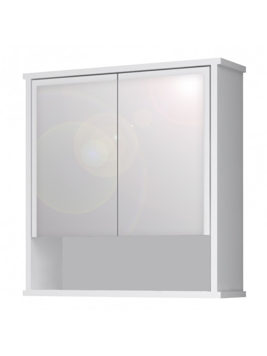 Καθρέπτης μπάνιου Delo Μegapap χρώμα λευκό 62x17,5x60εκ.