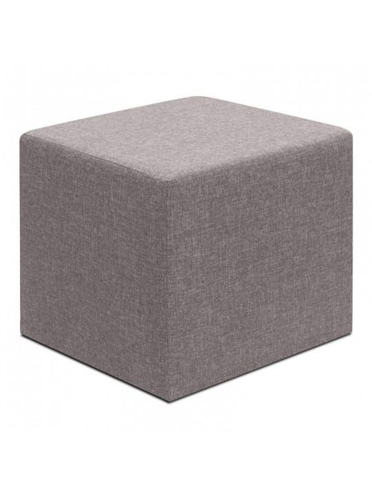 Σκαμπώ Linda Megapap υφασμάτινο χρώμα καφέ 40x40x40εκ.