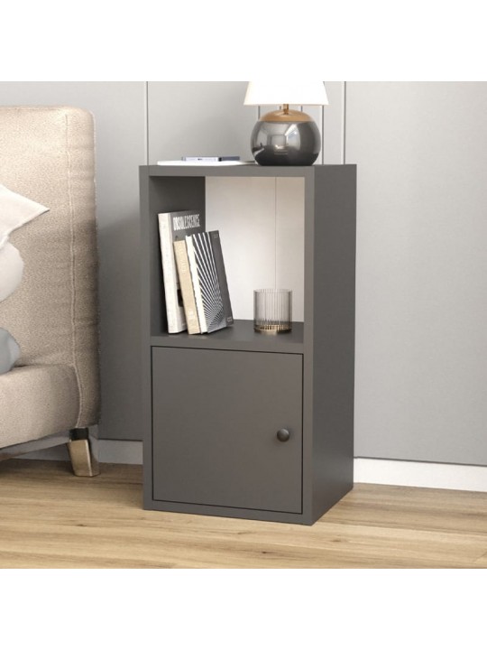 Κομοδίνο Vito Megapap χρώμα ανθρακί 34x30x66,4εκ.