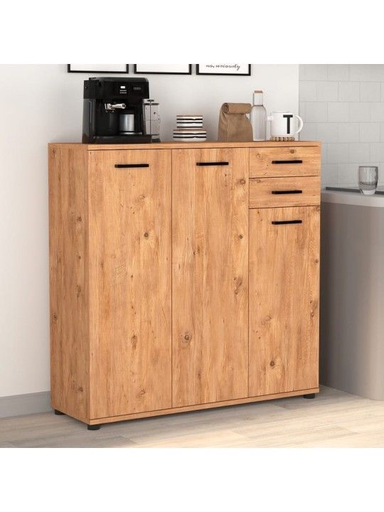 Παπουτσοθήκη - ντουλάπι Polly Megapap χρώμα pine oak 108x35x108εκ.