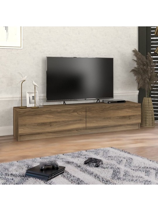 Έπιπλο τηλεόρασης Ahenk Megapap χρώμα καρυδί 160x31,3x32,9εκ.