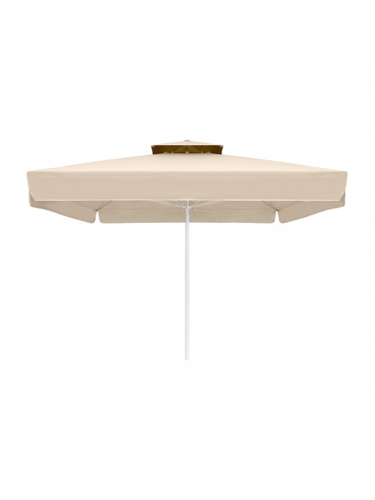 Ομπρέλα επαγγελματική Juno Megapap τηλεσκοπική αλουμινίου χρώμα εκρού 3,5x3,5m.