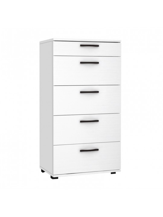 Συρταριέρα Helia Megapap χρώμα λευκό 60x44x108εκ.