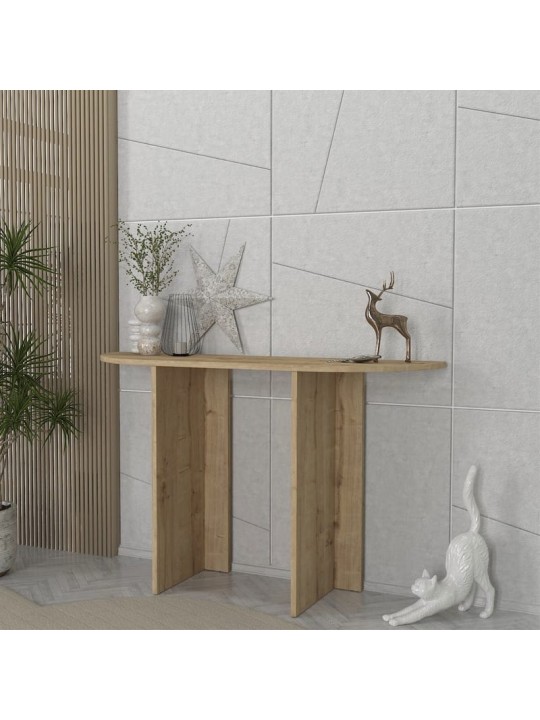 Κονσόλα Cortado Megapap χρώμα sapphire oak 120x35x75εκ.