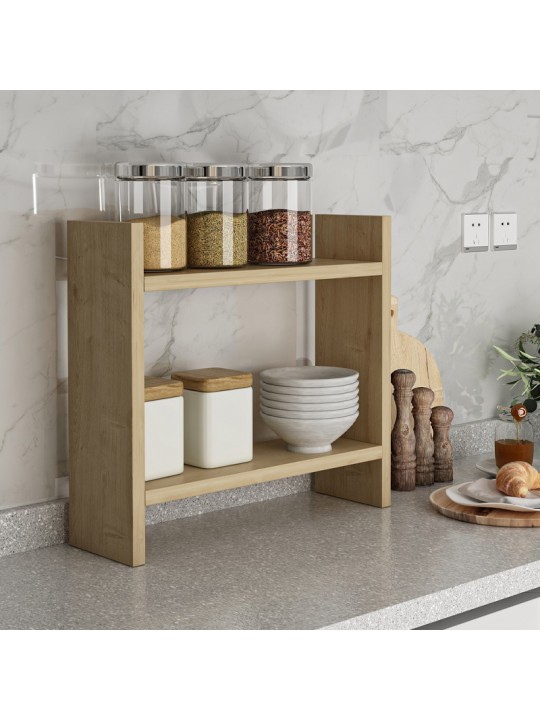 Ραφιέρα κουζίνας Denver Megapap χρώμα sapphire oak 34x10x30εκ.