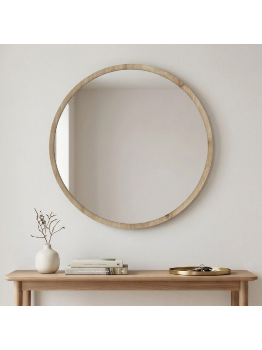 Καθρέπτης τοίχου Glob Μegapap χρώμα sapphire oak 59x2x59εκ.